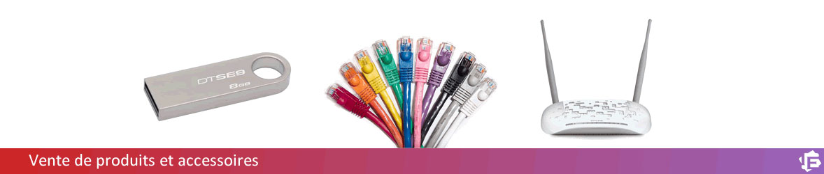Vente d'accessoires informatiques